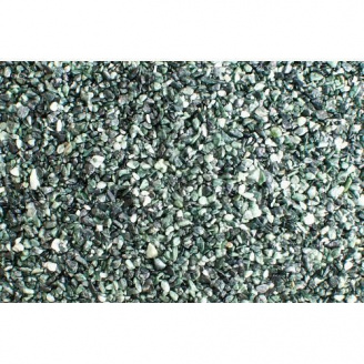 Декоративний камінь для стін галька Альпи 1-4 мм зелений