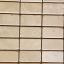 Декоративная мозаика Гармония из травертина полированная, лист 1х30,5х30,5 Рівне