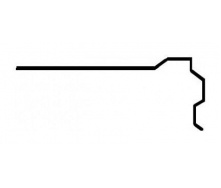 Планка Aquaizol ПТ-2 торцева 0,5 мм 2 м коричневий