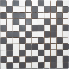 Мозаика керамическая Kotto Keramika CM 3106 C2 Estet White-Estet Graphite 300х300 мм Львов