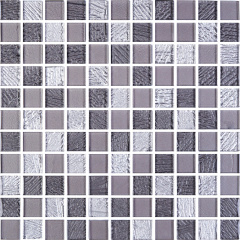 Мозаика стеклянная Kotto Keramika GM 8009 C3 Grey Dark/Grey M/Grey W 300х300 мм Тернополь