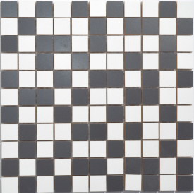 Мозаика керамическая Kotto Keramika CM 3106 C2 Estet White-Estet Graphite 300х300 мм