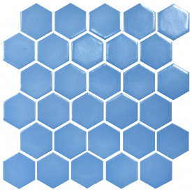 Мозаика керамическая Kotto Keramika H 6027 Hexagon Violet 295х295 мм