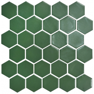 Мозаика керамическая Kotto Keramika H 6010 Hexagon ForestGreen 295х295 мм