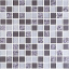 Мозаика стеклянная Kotto Keramika GM 8001 C3 Grey R S1/Grey M/Grey Silver 300х300 мм Тернополь