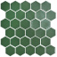Мозаика керамическая Kotto Keramika H 6010 Hexagon ForestGreen 295х295 мм Бучач