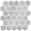 Мозаика керамическая Kotto Keramika H 6019 Hexagon Silver 295х295 мм Вінниця