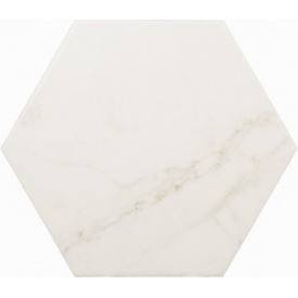 Плитка керамогранит Equipe Carrara Hexagon 23101 17,5х20 см