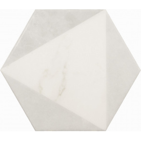 Плитка керамогранит Equipe Carrara Hexagon Peak 23102 17,5х20 см