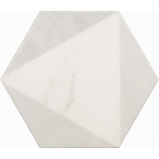 Плитка керамогранит Equipe Carrara Hexagon Peak 23102 17,5х20 см