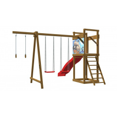 Детская деревянная площадка SportBaby №4 Сумы