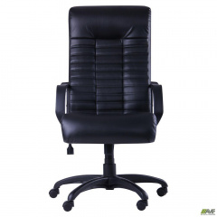 Офісне крісло АМФ Атлетик Tilt чорне з високою спинкою для керівника Чернівці