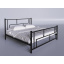 Двуспальная кровать металлическая Амис Tenero 140х190 (200) см в стиле Loft Ладан