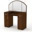 Туалетный столик Компанит Трюмо-4 с ящиками зеркалом для спальни для макияжа дсп дуб-сонома Ковель
