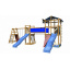 Детская игровая площадка SportBaby-12 деревянная с горками и качелями Николаев