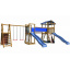 Детская игровая площадка SportBaby-12 деревянная с горками и качелями Цумань