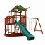 Дитячий майданчик Babyland-5 SportBaby дерев'яний комплекс вуличний будиночок із гіркою гойдалкою скелеолзка пісочниця Житомир