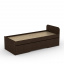 Двойная кровать Компанит-80+70 см двухместная выдвижная из лдсп Сумы