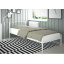 Кровать Виола-мини Tenero 80х190 см односпальная с изголовьем на ножках металлическая белая Ровно