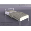 Кровать Виола-мини Tenero 80х190 см односпальная с изголовьем на ножках металлическая белая Днепр