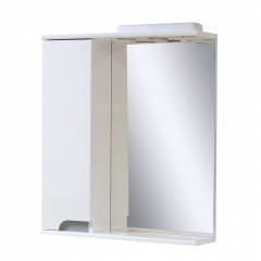 Зеркало для ванной комнаты СИМПЛ 70 металлик левое с LED подсветкой ПиК Хмельницкий
