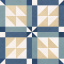 Керамическая плитка Golden Tile Primavera Микс №1 186x186x8 мм (3VБ110) Сумы