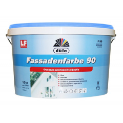 Краска фасадная DUFA Fassadenfarbe F 90 белая 7 кг Винница