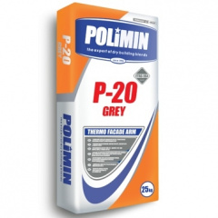 Клей для пенополистирола POLIMIN П-20 25 кг Буча