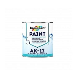 Краска для бассейнов KOMPOZIT АК-12 голубая 2,8 кг