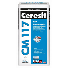 Клей для плитки CERESIT СМ 117 Flexible 25 кг
