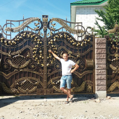 Ковані ворота ПП Брама Алсу Тернопіль