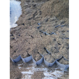 Устройство пляжей из пляжной решетки
