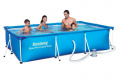 Детский каркасный бассейн Bestway 56411 (300x201x66 см) с картриджным фильтром