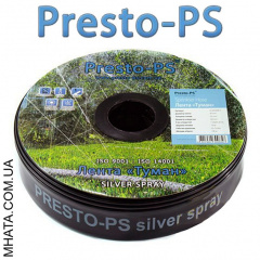 Лента для полива Туман PRESTO-PS Silver Spray 32 мм 200 м Ровно
