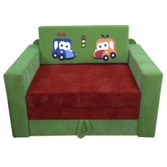 Малютка диван Ribeka Машинки Зеленый (07M033) Чернигов