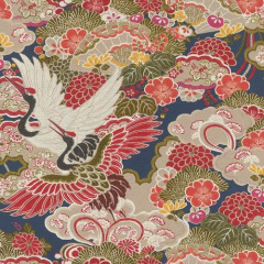 Виниловые обои на флизелиновой основе Rasch Kimono 409352 Красный-Синий-Бежевый Киев