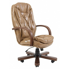 Офисное Кресло Руководителя Richman Венеция Титан Cream Wood М2 AnyFix Кремовое Херсон