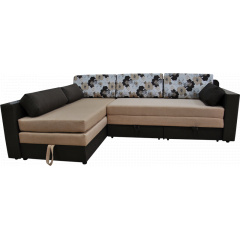 Угловой диван Ribeka Лорд А+ Серо-коричневый (05H01) Одеса