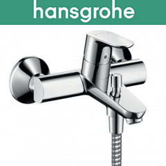 Змішувач Hansgrohe 31940000 для ванни короткий ніс Focus Хуст