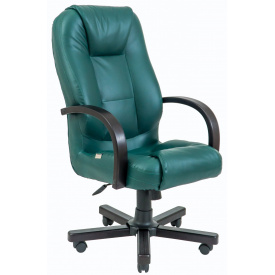 Офисное кресло руководителя Richman Севилья Флай 2215 Wood М2 AnyFix Зеленое