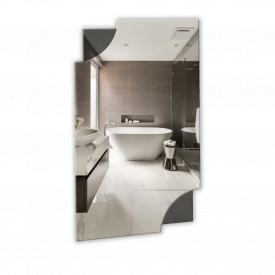 Зеркало для ванной комнаты 400х700 Ф206