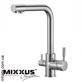 Смеситель для кухни Ухо Mixxus Premium Hans Chr-021 с дополнительным краном под осмос