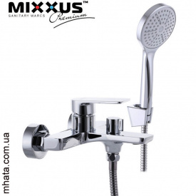 Смеситель для ванны короткий нос MIXXUS Premium Albert Euro (Chr-009), Польша