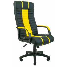 Офисное Кресло Руководителя Richman Атлант Madrit 9100-Флай 2240 Подлокотник Рич Пластик М1 Tilt Желто-черное