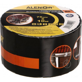 Стрічка герметизуюча Alenor BF 75 мм х 10 м бутилкаучукова фольгована