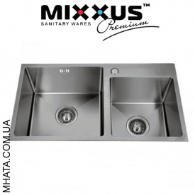 Кухонна мийка Mixxus MX7843-220x1,0-SATIN