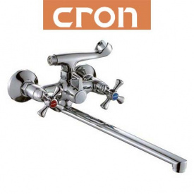 Смеситель для ванны длинный нос Cron SMES (Chr-140)