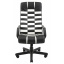Офисное Кресло Руководителя Richman Атлант Флай 2300-2230 Пластик М2 AnyFix Черно-белое Херсон