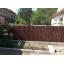 Забор двусторонний 0,45 мм мат коричневый (RAL 8017) (Италия) Вишневое