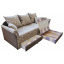 Комплект Ribeka "Стелла 2" диван и 2 кресла Песочный (03C03) Киев